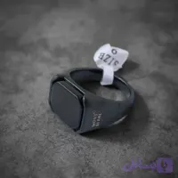 انگشتر مردانه استیل مشکی طرح MONT BLANC کد 09-2501