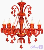 لوستر کریستالی باکارات نارنجی