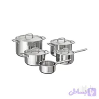 سرویس قابلمه ایکیا 9 پارچه استیل IKEA 365+