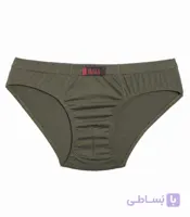 شورت مردانه اسلیپ نخی B.G.I طرح ساده کد M-1003 سبز