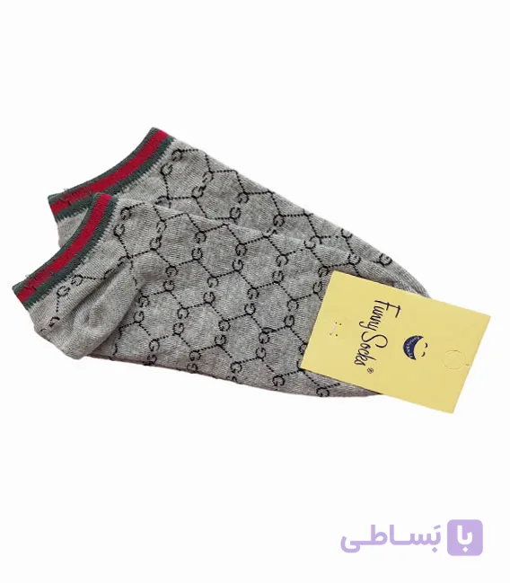جوراب مچی نخی زنانه طرح گوچی کد 410