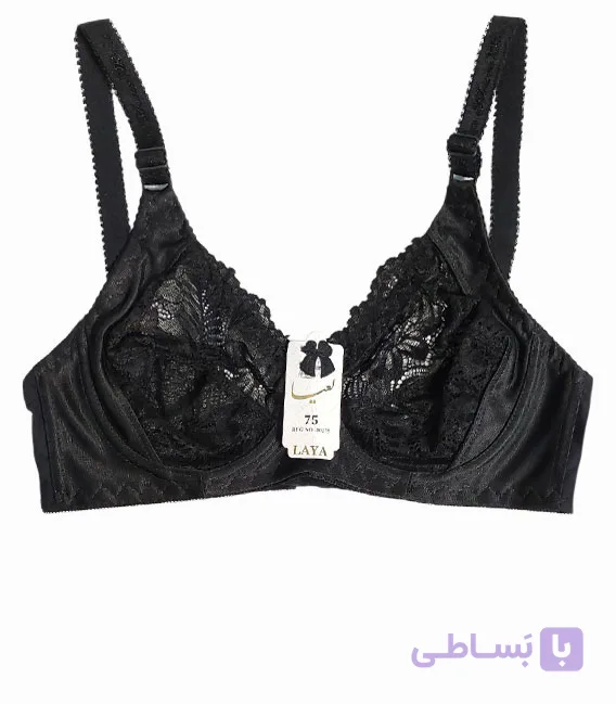 سوتین فنردار دانتل بغل‌ گنی کاپ ال لعیا کد ۳۲۷