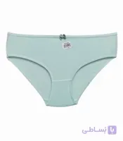 شورت زنانه اسلیپ نخی میسپل ساده آبی کد ۴۳۶
