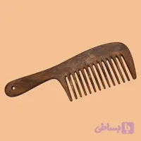 شانه چوبی دندانه متوسط