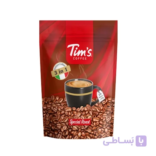 پودر قهوه فوری 1×3 تیمز – بسته 20 عددی