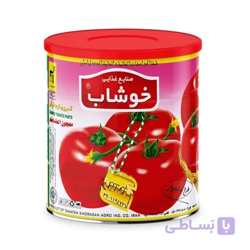 رب گوجه فرنگی خوشاب 800 گرم – کارتن 12 عددی