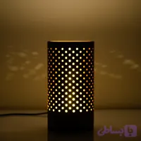 چراغ خواب چوبی مدل استوانه کد 002