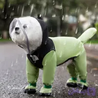 لباس بارانی کفش دار مخصوص سگ و گربه برند hipidog