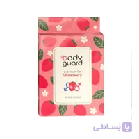 ژل لوبریکانت توت فرنگی بادیگارد 3عددی