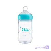 شیشه شیر پینو بیبی آبی مدل Natural sense کد L6-18 ظرفیت 260 میلی لیتر