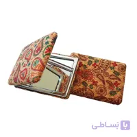 آینه جیبی مربع مخمل