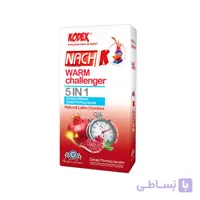 کاندوم وقفه دهنده گرم 5 کاره ناچ کدکس بسته 12 عددی