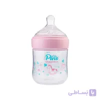 شیشه شیر پینو بیبی صورتی کد S 0-6 گنجایش 150 میلی لیتر