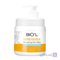 ماسک موی عسل مناسب موهای خشک و آسیب دیده بیول BIO’ L حجم 500 میلی لیتر