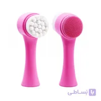 فیس براش دستی سیلیکونی مویی صورتی نوت Note