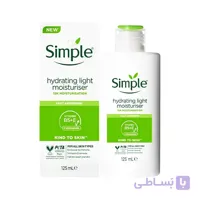 کرم آبرسان سیمپل لایت مدل light حجم 125 میلی لیتر