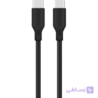 کابل 2 متری 65w دو سر Type-c برند Philips مدل DLC4561CB گارانتی سی آوا