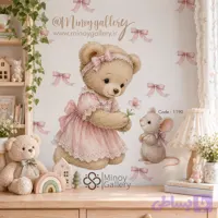 استیکر دیواری کودک مینوی گالری کد 1190