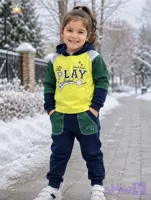 ست هودی و شلوار بچگانه سایز ۳تا۴سال