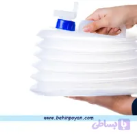 گالن تاشو آب 10 لیتری مدل آکاردئونی
