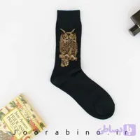 جوراب ساقدار فانتزی مردانه Moxiao طرح جغد