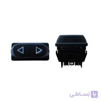 کلید شیشه بالابر برقی سمت راست  سمند X7 با نور آبی | کروز