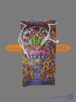 کیف عینک کیسه ای طرح سنتی کد KED32