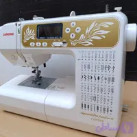 چرخ خیاطی ژانومه دیجیتالی ۶۰مدل گلدوزی مدلY_201DXR