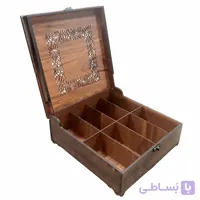 جعبه پذیرایی 8 خانه با کاشی کوچک کد 072