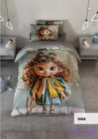 روتختی یکنفره پلاس باف طرح سه بعدی