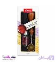 پک ملاقه و شمع قرص قرمز (پک کادویی)201 Shiny-wsp