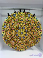 رومیزی گرد طرح پرستو