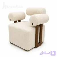 مبل تک نفره چوبی مدل T