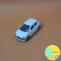 ماکت ماشین فلزی 206 وارداتی موزیکال