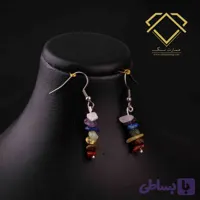 گوشواره هفت چاکرا نامنظم طرح مانترا