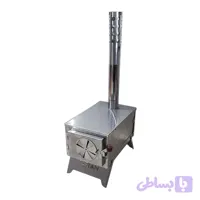 بخاری هیزمی تفتان تاشو استیل(ارسال حداکثر یک هفته بعد ثبت سفارش)