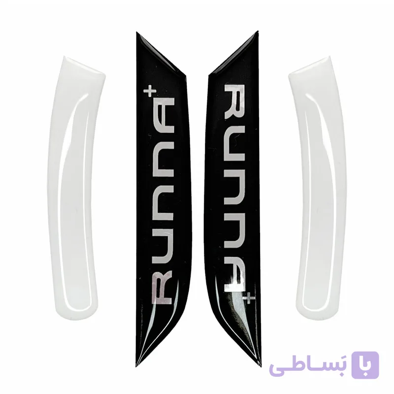 محافظ قاب آینه مشکی کرومی رانا پلاس مدل BlackRPlus مجموعه 4عددی کد197