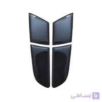 کاور کالرینگ سه بعدی مشکی چراغ عقب پژو 207 مدل BlackB کد146