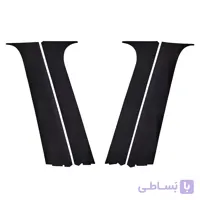 برچسب ستون مات پژو 206 و 207 و رانا مدل Matt کد126