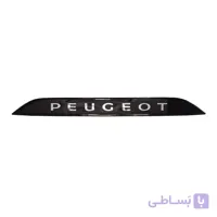 ورد پلیت کرومی روی شیشه عقب پژو 207 و 206 هاچبک مدل GelP2022RC کد160