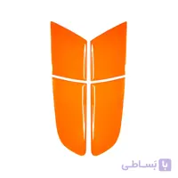 کاور کالرینگ سه بعدی نارنجی چراغ عقب پژو 207 مدل OrangeO2022 کد147