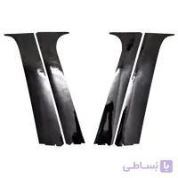 برچسب ستون براق پژو 206 و 207 و رانا مدل Glass کد124