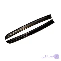 محافظ قاب آینه مشکی کرومی پژو 207 مدل BKCH207 کد148