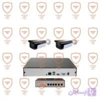پکیج 2 عددی دوربین مداربسته 8 مگاپیکسل تحت شبکه 4K – IP- POE دید شب رنگی دارای میکروفون داخلی پیشرفته پلاک خوان تشخیص چهره سری IPB-8172WLA-POE-imenpad8172wla