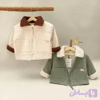 کاپشن کتان پسرانه آستر بوفالو ۱ تا ۶ سال