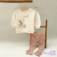 دورس و شلوار کبریتی نوزادی دخترانه وارداتی