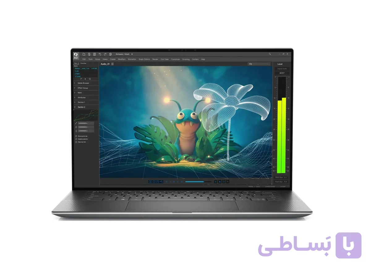 لپ تاپ ورک استیشن Dell Precision 5570 i7-12800H رم 16 گیگ SSD 512 گیگ RTX A2000 8GB لمسی