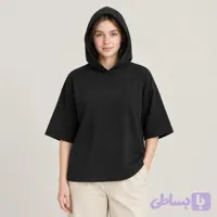 هودی زنانه نخ پنبه تیپ لاکرا زنانه محصول صادراتی