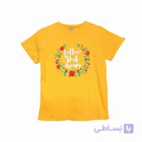 تی شرت زنانه طرح Follow that dream