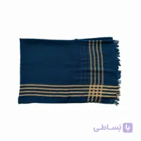 شال نخی زنانه ساده مدل خط دار